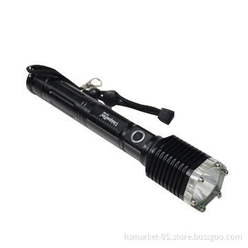 Super Bright Beam Cree U2 LED Flashlights, Flat Len Weighs 460g with Metal Clip and 2*18650 BatteryNew